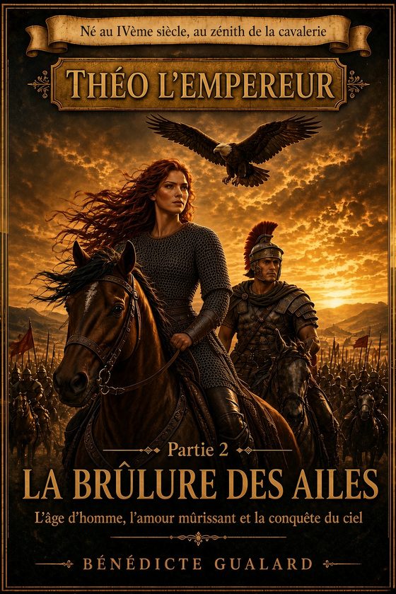 Couverture du tome 2, La brûlure des ailes
